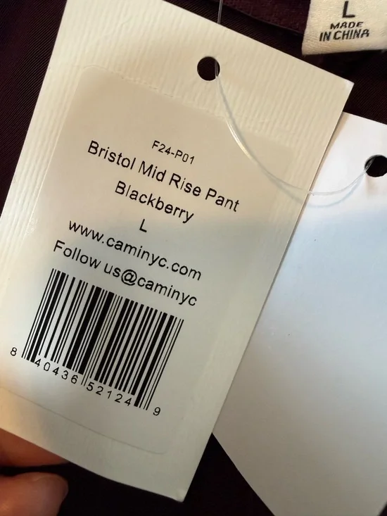 Cami NYC Bristol Satin Pants L Blackberry Minimalist Luxe Lounge Elevated NWT - Picture 8 of 9